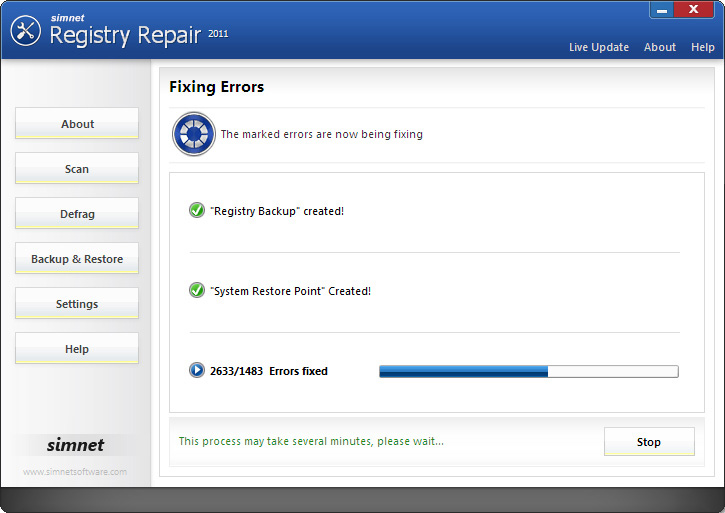 Simnet Registry
